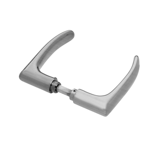 CRL Brushed Stainless PTH Series Sculptured Style Lever Handles