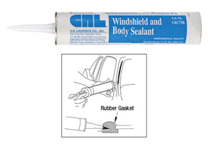 CRL Black Windshield and Body Sealant