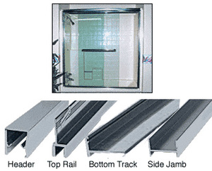 CRL Brushed Nickel Frameless Double "MK" Series Sliding Shower Door Kit - 60" W x 72" H for 3/8" Glass