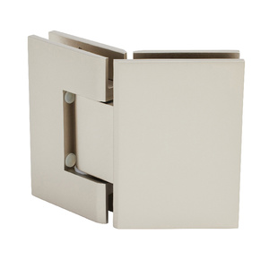 CRL Satin Nickel Geneva 045 Series 135 Degree Glass-to-Glass Hinge