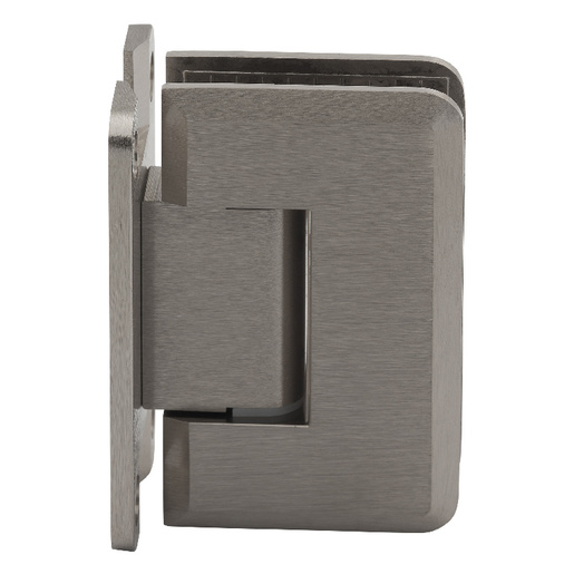 Brixwell Premier Series Glass To Wall Shower Door Hinge - Brass, For 3/8" & 1/2" Glass 6 thumbnail image