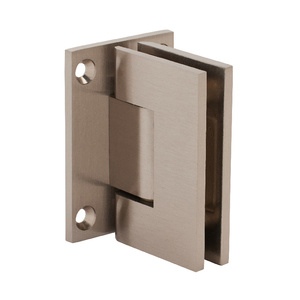 CRL Brushed Nickel Junior Geneva 537 Series 5 Degree Wall Mount Hinge