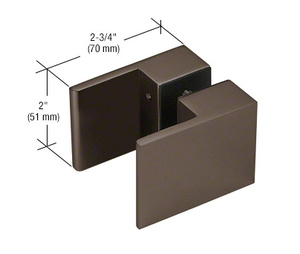 CRL Oil Rubbed Bronze Back-to-Back Paddle Knob