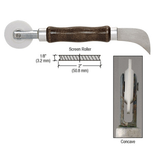 CRL 2" x 1/8" Nylon Wheel Combo Screen Roller and Cutter