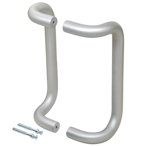CRL Aluminum Paired Back-to-Back Offset Door Pull