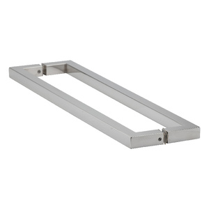 Polished Chrome 18" Square Series Back to Back Towel Bars