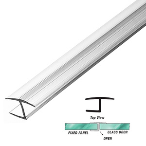 180 Polycarbonate "H" Strike Jamb for 3/8" (10 mm) Glass