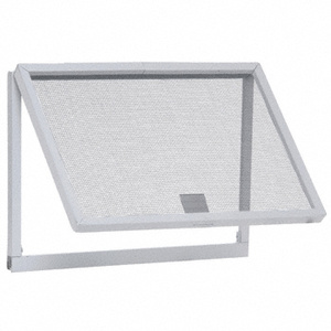 CRL White Aluminum Screen Wicket with Fiberglass Screen Wire