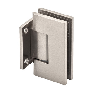 Brushed Nickel Wall Mount with Short Back Plate Maxum Series Hinge