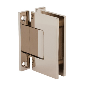 CRL Polished Nickel Geneva 037 Series Wall Mount 'H' Back Plate Hinge
