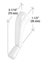 CRL White Crank Handle for Andersen Windows