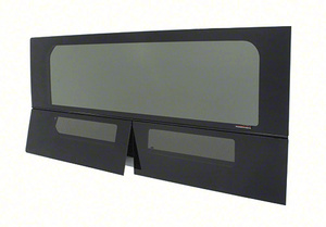 CRL 2014+ OEM Design 'All-Glass' Look Ram ProMaster Van Vented Passenger Side Rear Quarter Panel Window 159” Extended Wheelbase