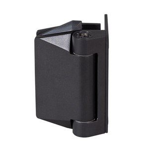 CRL Matte Black Wall Mount Polaris 125 Series Soft Close Gate Hinge