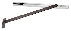 Rixson® Dark Bronze 6 Series Concealed Mount Overhead Stop - 38-1/16" to 46"