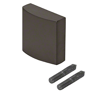 CRL-Blumcraft® Dark Bronze Anodized Decorative Flat End Caps for 3243 Series Aluminum Cap Railings