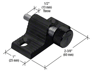 CRL Black Twist-In Door Lock - Bulk 10/Pk