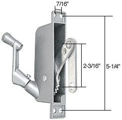 CRL Left Hand Awning Window Operator for Lenco Craft 2-3/16" Link Arm