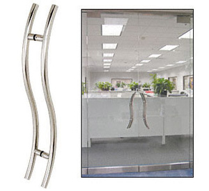 CRL Polished Stainless 36" Extra Length Left Handed "S" Ladder Style Back-to-Back Pull