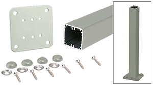 CRL Agate Gray 200, 300, 350, and 400 Series 36" Surface Mount Post Kit