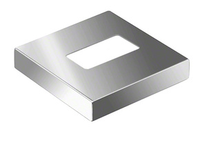 CRL Polished Stainless Base Flange Cover for P9 P-Series Posts