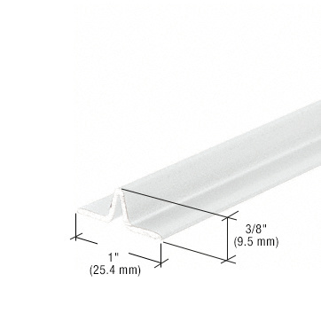 CRL White Series 3606 Lower Track - 144"