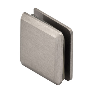 Brushed Nickel Beveled Pivoting Transom Clip