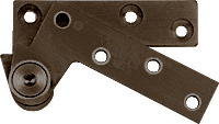 CRL Dark Bronze Full Mortise Non-Handed 3/4" Offset Top Pivot