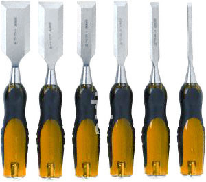 CRL Stanley® 6-Piece Deluxe Steel Glaziers Chisel Set