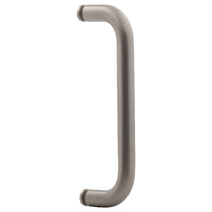 Brushed Nickel 8" Standard Tubular Single Mount Handle