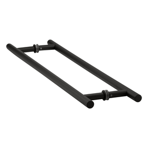 Oil Rubbed Bronze 18" Back to Back Ladder Pull Towel Bar