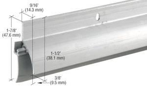 CRL Aluminum Door Sweep-Rain Drip Combination for 36" Door