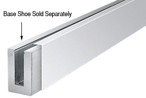 CRL Polished Stainless Fast Seal Square Cladding for L56S, L21S,  and L25S Laminated Square Base Shoe  - 3 m