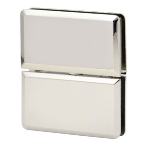 Polished Nickel Glass-to-Glass for Overhead Fixed Transom Montreal Series Hinge