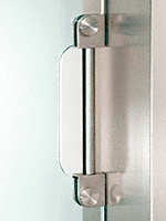 CRL Brushed Nickel Frameless Sliding Glass Door Handle