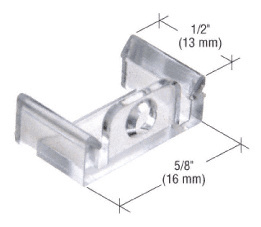 CRL Clear 5/8" x 1/2" Window Grid Retainers - Carded