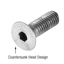 CRL 3/8-16 x 1" Socket Flat Head Cap Screw