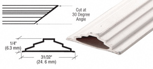 CRL White PVC Low Profile Step Grid