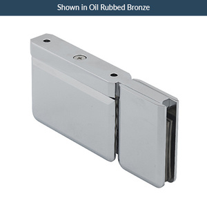Custom Finish 180° Glass to Glass (for Fixed Sidelite) Montreal Series Hinge