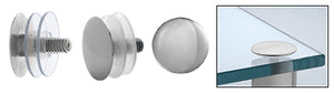 CRL 316 Polished Stainless Low Profile Standoff Cap Assembly for 1-1/4" Standoff Bases