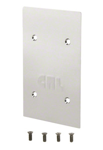 CRL Satin Anodized End Cap for 9BL56 Series Standard Square Base Shoe