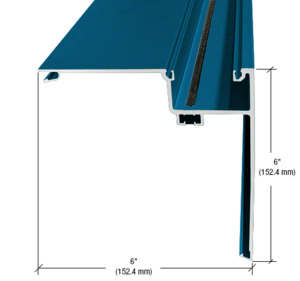 CRL-U.S. Aluminum 90 Degree Corner Half Section, Custom Paint- 24'-2"