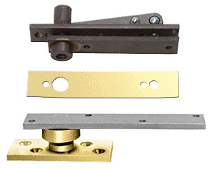 Rixson® Polished Brass Center-Hung Pivot Set