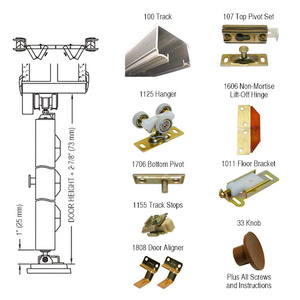 CRL 72" Bi-Fold Hardware 4 Door Set