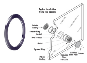 CRL Spacer Ring for 11/16" to 7/8" Glazing