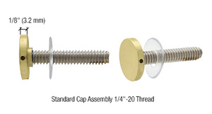 CRL Satin Brass BMNW Stud Replacement Set