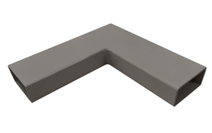 CRL Beige Gray 1100 Series 1”x 2” Aluminum 90º Corner Tubing
