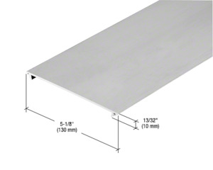CRL-U.S. Aluminum Horizontal Flat Insert - 24'-2", Clear Anodized Class 1