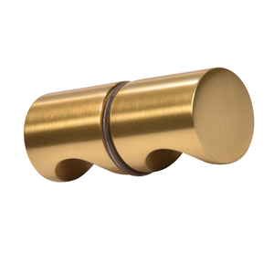 CRL Modern Gold Metal Back-to-Back E-Z Grip Style Knobs