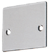 CRL Brushed Stainless End Cap with Screws for NH3 Series Wide U-Channel