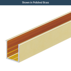 Polished Nickel Solid Brass 36" (914 mm) Snap-In Filler (Insert) for Solid Brass Euro Header Shower Door System